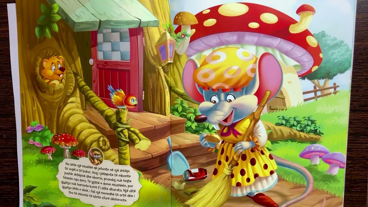 Miushka me fjongo të kuqe | Përralla edukative për fëmijë | Përralla shqip