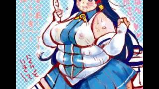 Video thumbnail of "Wonderfully fat anime chicks"