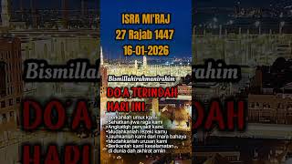 Isra Miraj 27 Rajqb 1447  16012026 isramiraj doa shortsmuslim