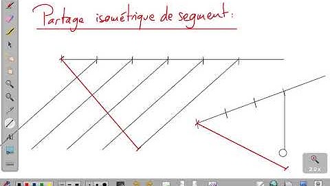Partage isométrique de segment