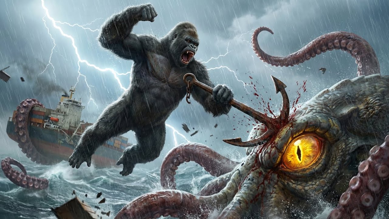 KONG VS KRAKEN. 