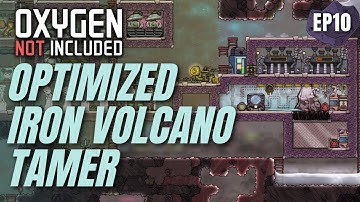 Highly OPTIMIZED IRON VOLCANO TAMER! (LP2-EP10) Oxygen Not Included Spaced Out
