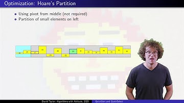 Quick Sort and Quick Select