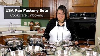USA Pan Factory Sale Cookware Unboxing | 2 Tri-Ply Cookware Sets