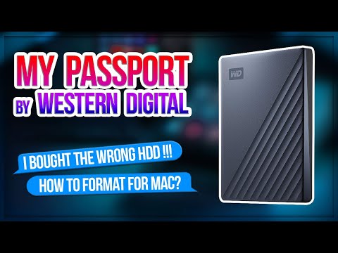 WD 4TB My Passport hard drive - How to format for MacBook