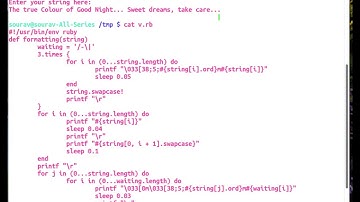 Ruby String Formatting - EXAMPLE, NOT EXPLAINED