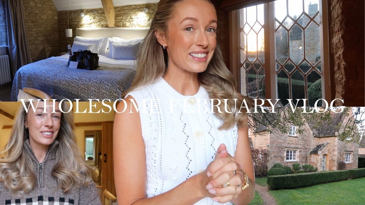 Wholesome February Vlog | Girly Staycation & Batch Cook With Me 🌿