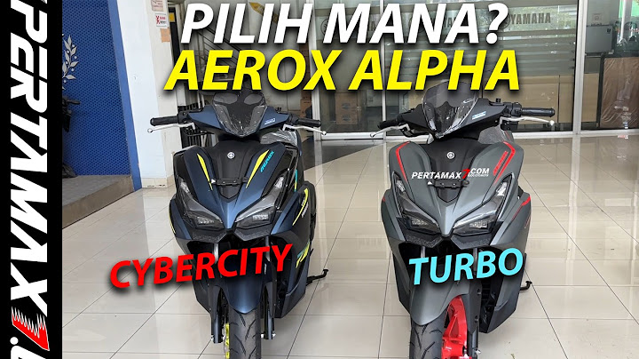 ADU Yamaha Aerox Alpha Cybercity VS Aerox Turbo YECVT Beda Hampir 6 Juta Pilih Mana Komparasi Fitur