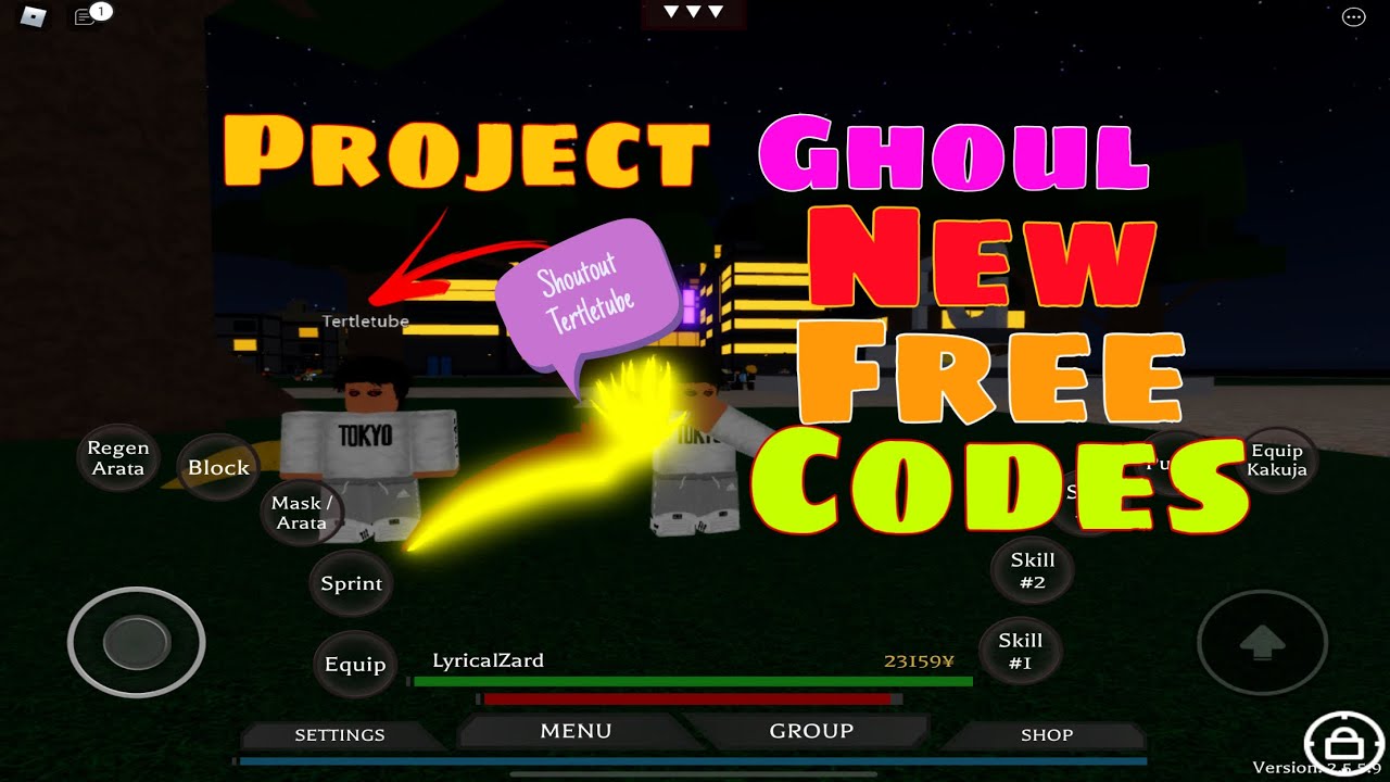 NEW* PROJECT GHOUL FREE CODES by @community_pg @dyscheofficial