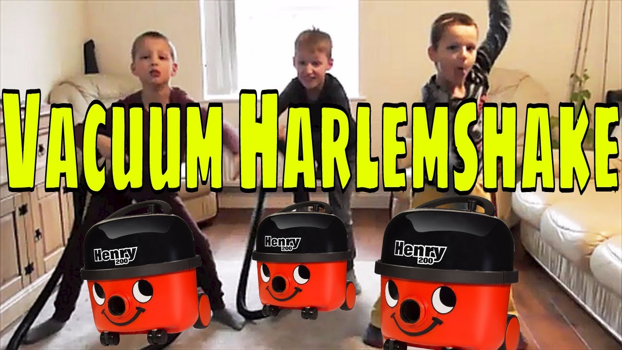 HARLEM SHAKE Henry Hoover Style 😜 Vacuum Cleaner Harlem Shake Dance