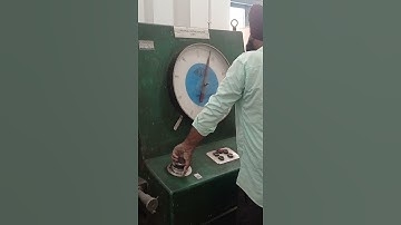 compression using universal testing machine