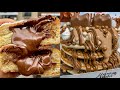 Amazing nutella kitkat twix oreo sweet cake decorating ideas  awesome chocolate food compilation