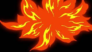 Comic Fire Effects With Transitions | Free Stock Video Footage HD 4K