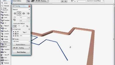 GRAPHISOFT MEP Modeler - Editing MEP Elements 2 - Smart MEP Routing