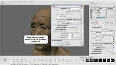 Normal Mapping in Autodexk Mudbox