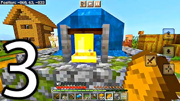 NEW VILLAGE 🏡 - Minecraft Gameplay Walkthrough Part 3 (android/ios)