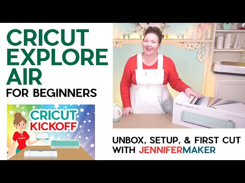 Cricut Explore 3 for Beginners: Unbox, Setup, & First Cut! (CRICUT KICKOFF  Day #1) 