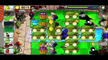 Plants vs. Zombies Puzzle - Last Stand Endless (Part 3: 12 cobs) - Flags 301 to 310