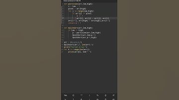 Quick Sort in Python