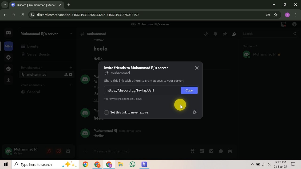 Как исправить недействительное приглашение в Discord