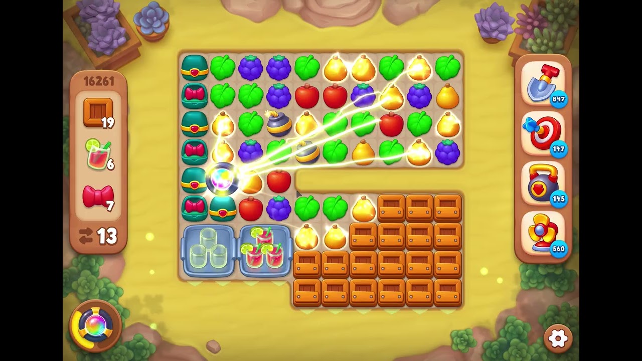 GardenScapes Level 16261 no boosters - YouTube