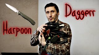 Тесты бюджетного складного ножа Daggerr Harpoon