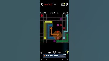 Flow Free 9x9 Level 121 #flowfree #level121 #8x8 #6x6 #7x7 #8x8 #mania #9x9 #10x10