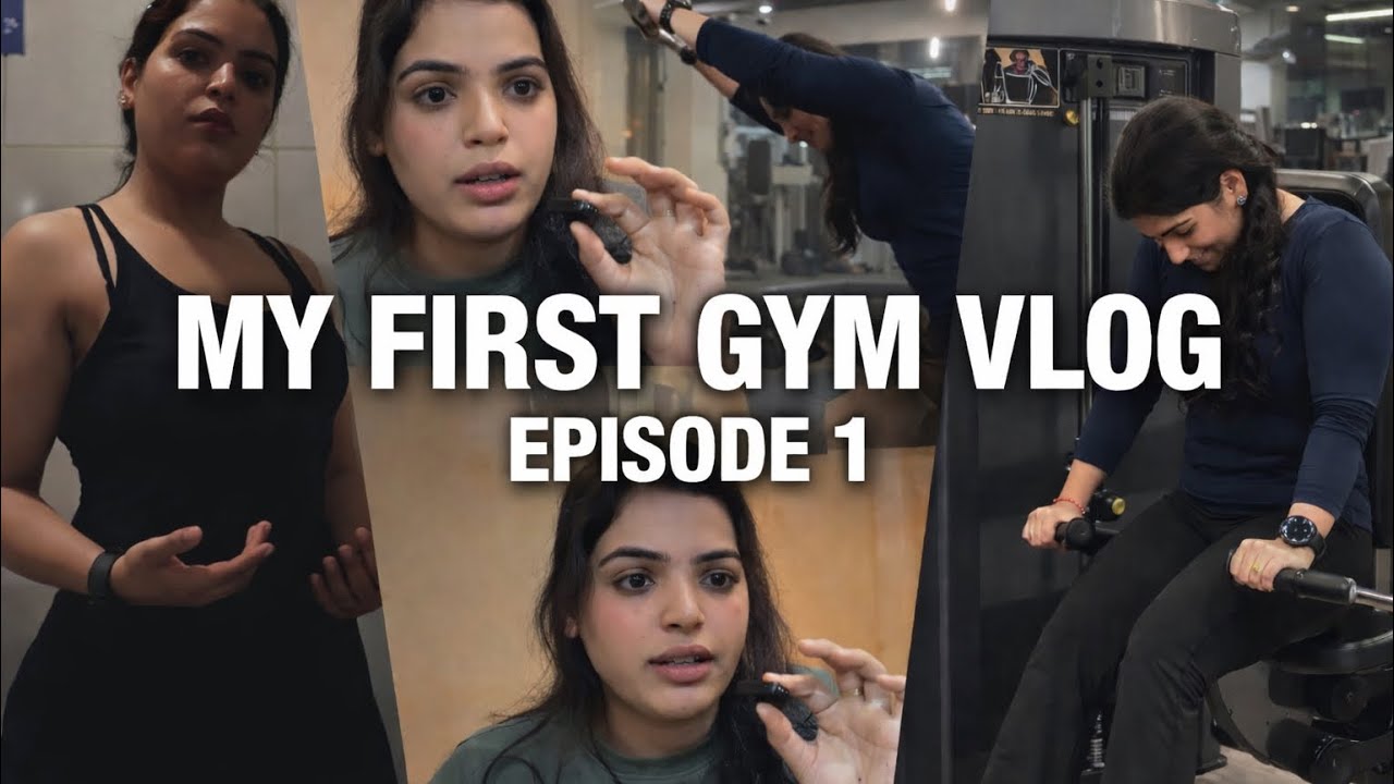 Starting My Fitness Journey | My First GymVlog | EP 1💪
