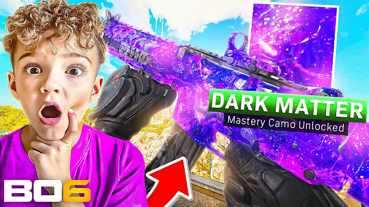 #1 KID UNLOCKING DARK MATTER CAMO IN BLACK OPS 6