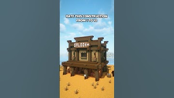 Cozy Wild West Saloon 🤠 in Minecraft #minecraft #minecraftbuild #shorts