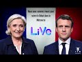 Dbat prsidentiel macron face  le pen depuis le metaverse