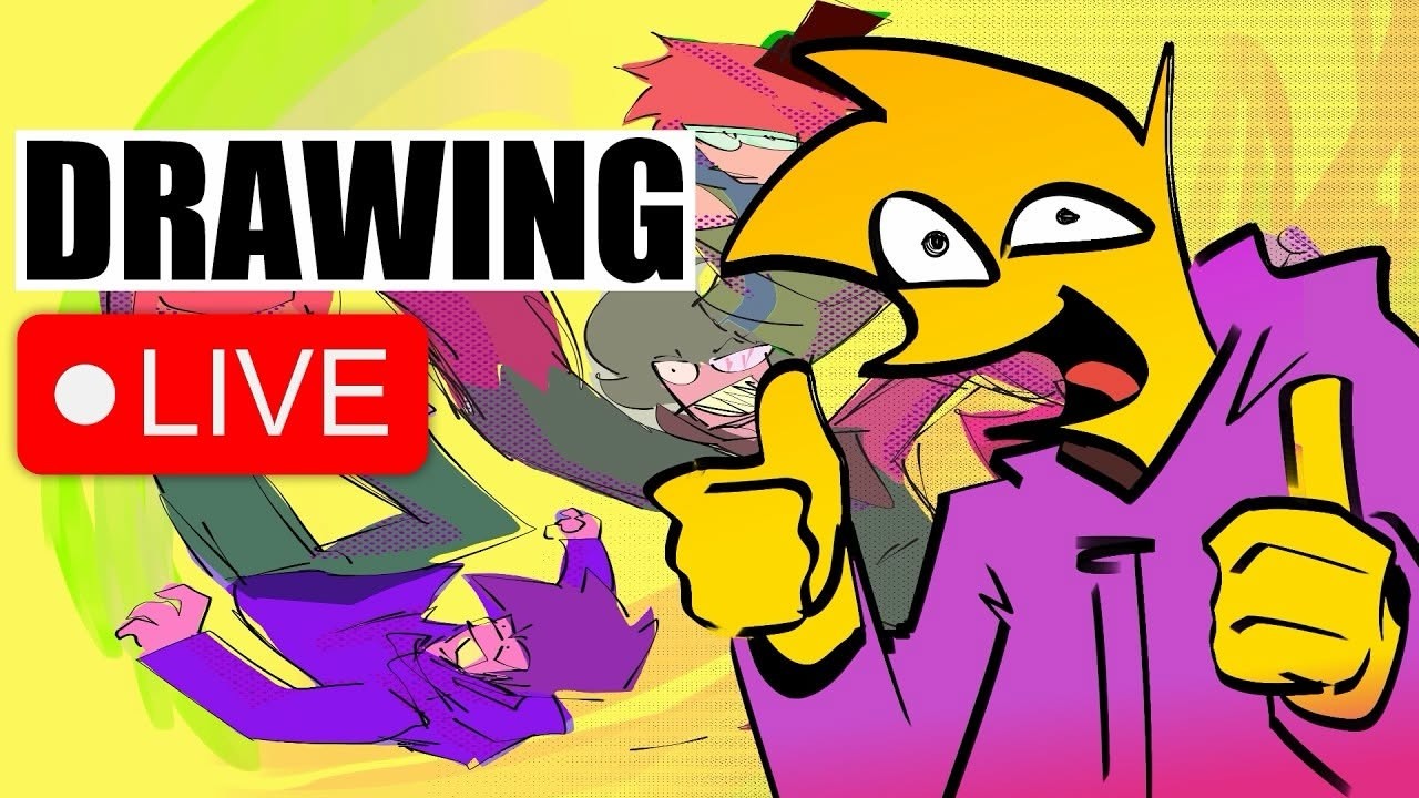 Drawing Stickers [LIVE] - YouTube