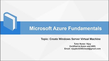 Microsoft Azure Fundamentals || Create Windows Server Virtual Machine #AzureFundamentals #AZ900