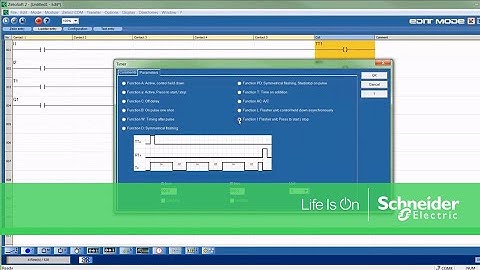 Programming Zelio Smart Relay Function I Timer in Ladder Logic | Schneider Electric Support