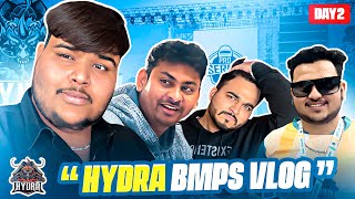 JOB IS NOT DONE YET 🐉 | BMPS DAY 2 VLOG 🔥| HYDRA ESPORTS MOTIVATED ❤️