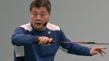 Badminton-The Forehand Cross Net (1) The Most Compact and Simple Hitting Skill