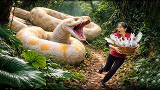 Celebrity TIME LAPSE - Harvesting Birds on the Mountain | Then Facing a Furious Giant Python! | Thao-Timelapse Wealth