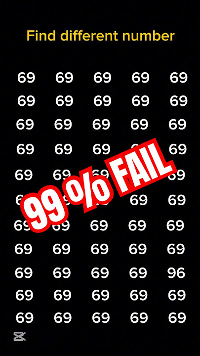 99% FAIL this challenge🗿🔥 Can YOU find the different number? Try it and comment your answer! Sigma