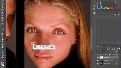 Airbrushing Portraits / Models  faces in Photoshop. (Air Brushing)