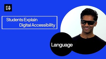 Students Explain Digital Accessibility: Language