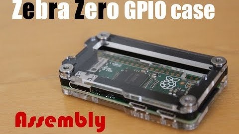 Zebra Zero GPIO Black Ice | Assembly | Raspberry Pi Zero | The Pi Hut