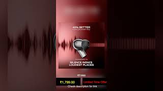 Boat Airdopes Prime 701 Anc 2025 Launch,46Db Hybrid Anc, 50Hr Battery, Real Spatial Audio,Mul