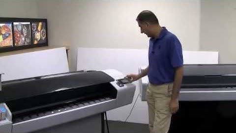 HP Designjet T790 and T1300   Changing Ink Cartridges and Print Heads