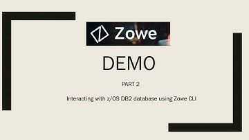 Zowe CLI Demo