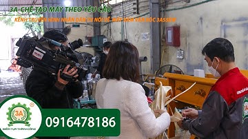 “Khoa học từ cuộc sống” Nhân Dân TV và nhà sáng chế Máy băm rác ván lạng 3A55KW