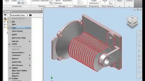 AutoDesk Inventor Tutorial - Gear Housing