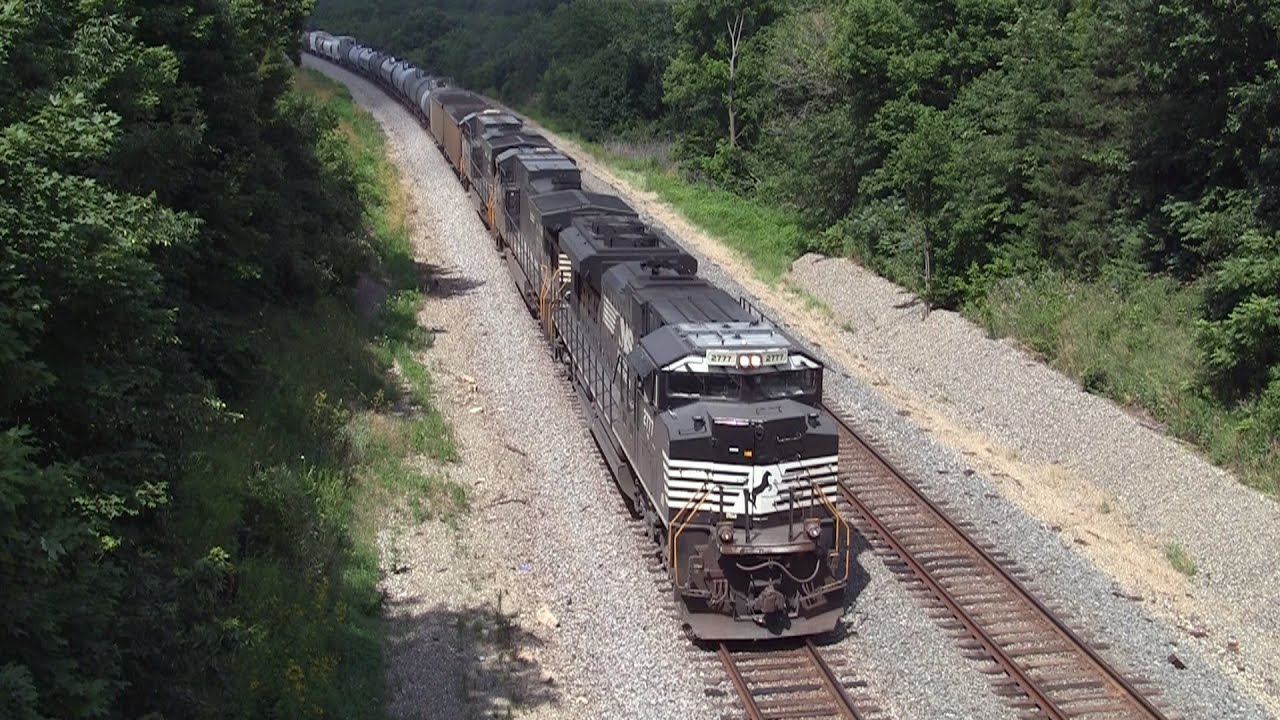 NS 2777 East Under the Wind Haven Bridge on 7-17-2013
