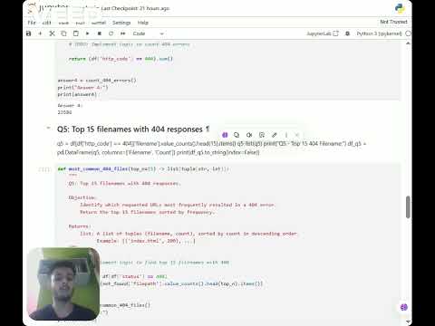 Web Server Log Analysis - Python Take-Home Assessment