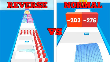 Canvas Run || Reverse Gameplay vs Normal Gameplay