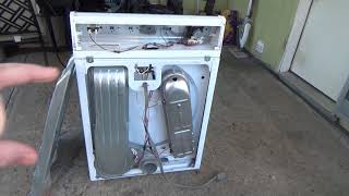 How to install the back of a dryer